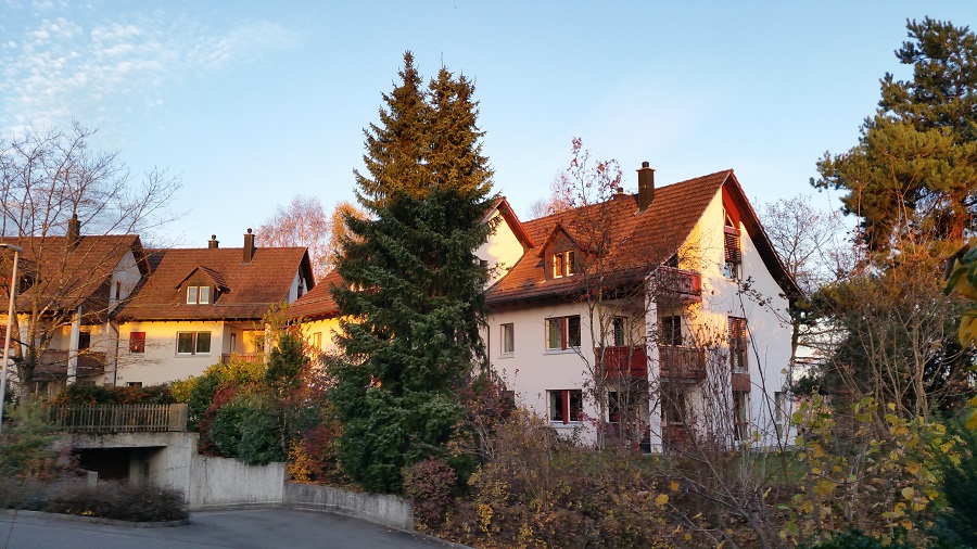 Schanzstrasse 30 Whg. 30a - Maisonette / 30b - Maisonette / 30c - Dachwohnung, Sicht: S&uuml;d - Westen